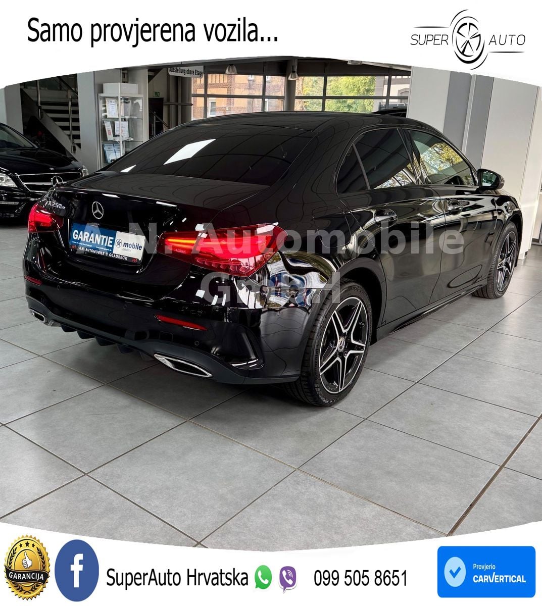 Mercedes-Benz A 250e 8G-DCT AMG LED+GR SJED+ACC
