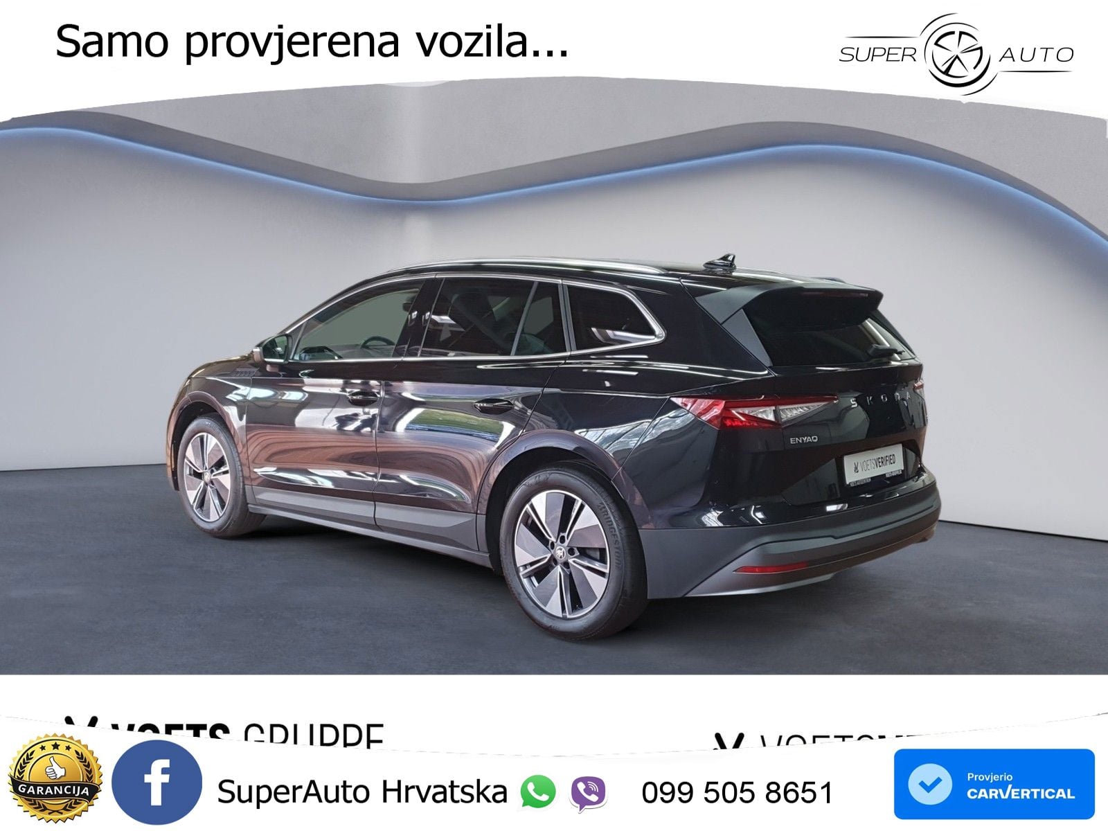 Škoda Enyaq 85x 82 kWh (286 KS) AWD LED+GR SJED+ACC
