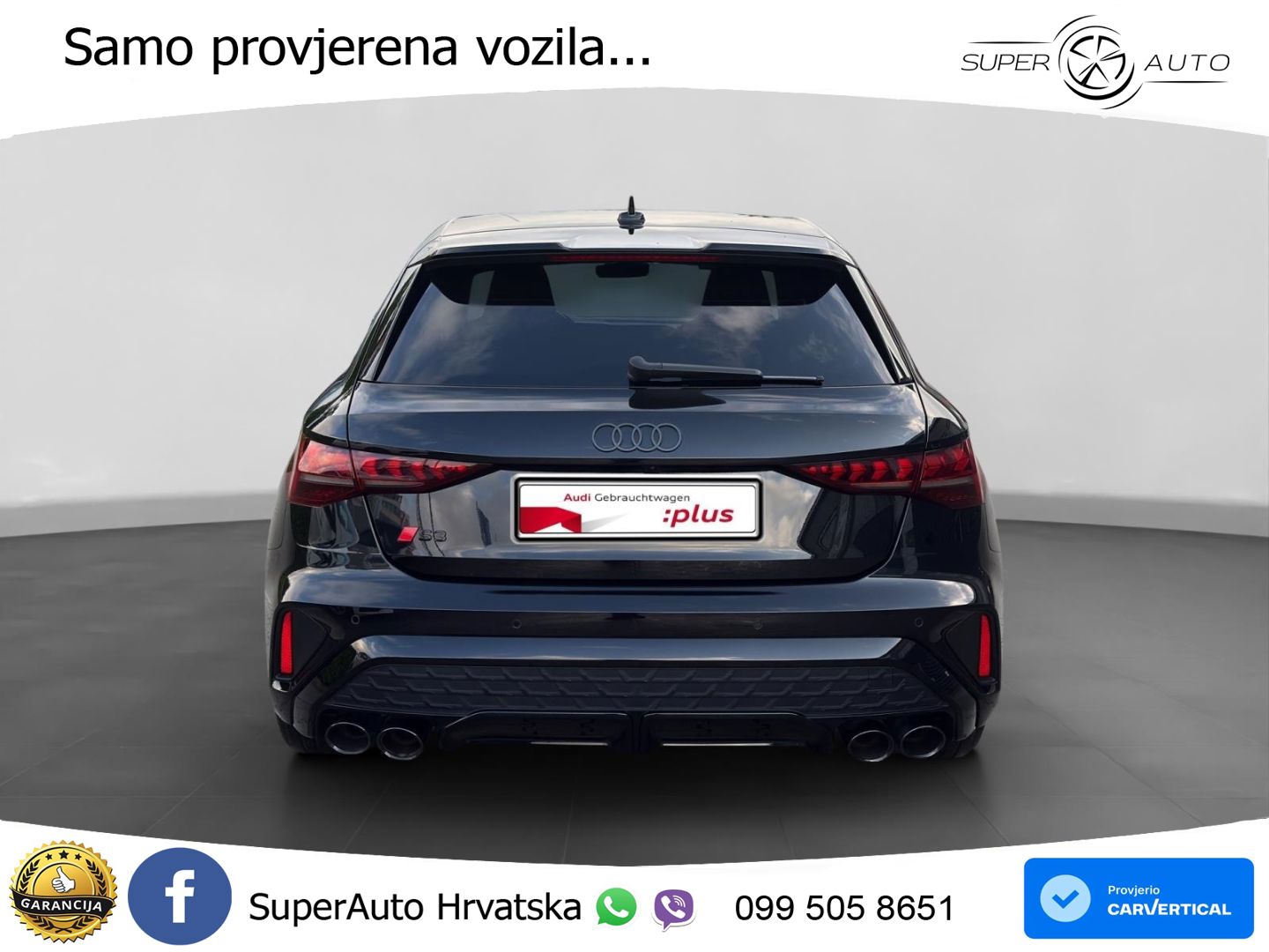 Audi S3 2.0 TFSI (333 KS) quattro S tronic MATRIX+GR SJED+KAM