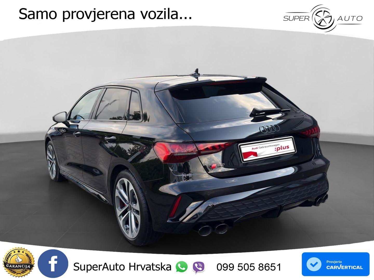 Audi S3 2.0 TFSI (333 KS) quattro S tronic MATRIX+GR SJED+KAM