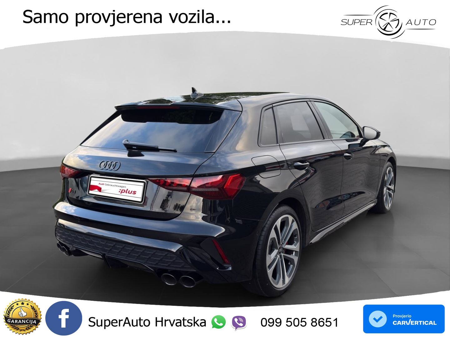 Audi S3 2.0 TFSI (333 KS) quattro S tronic MATRIX+GR SJED+KAM