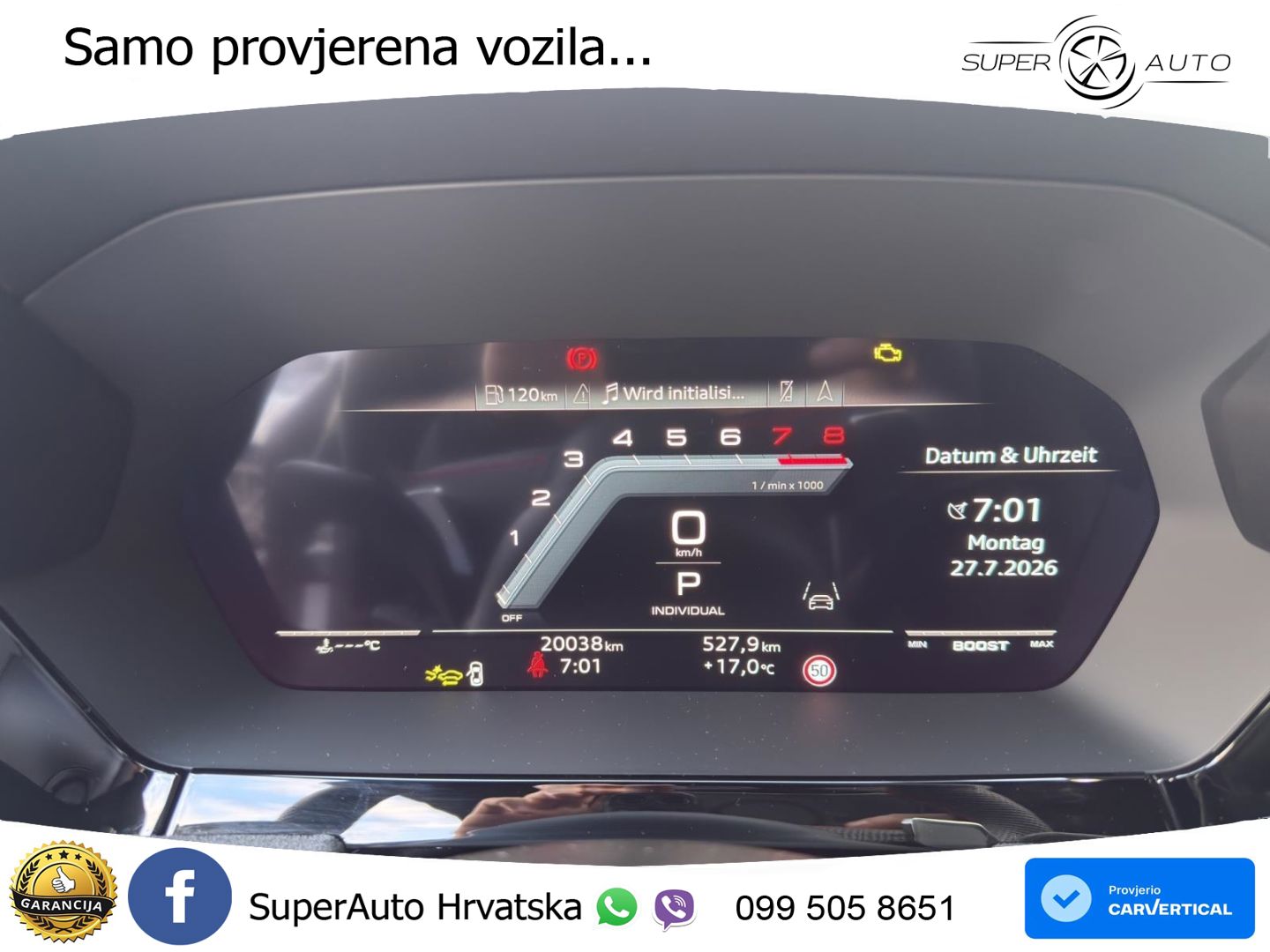 Audi S3 2.0 TFSI (333 KS) quattro S tronic MATRIX+GR SJED+KAM