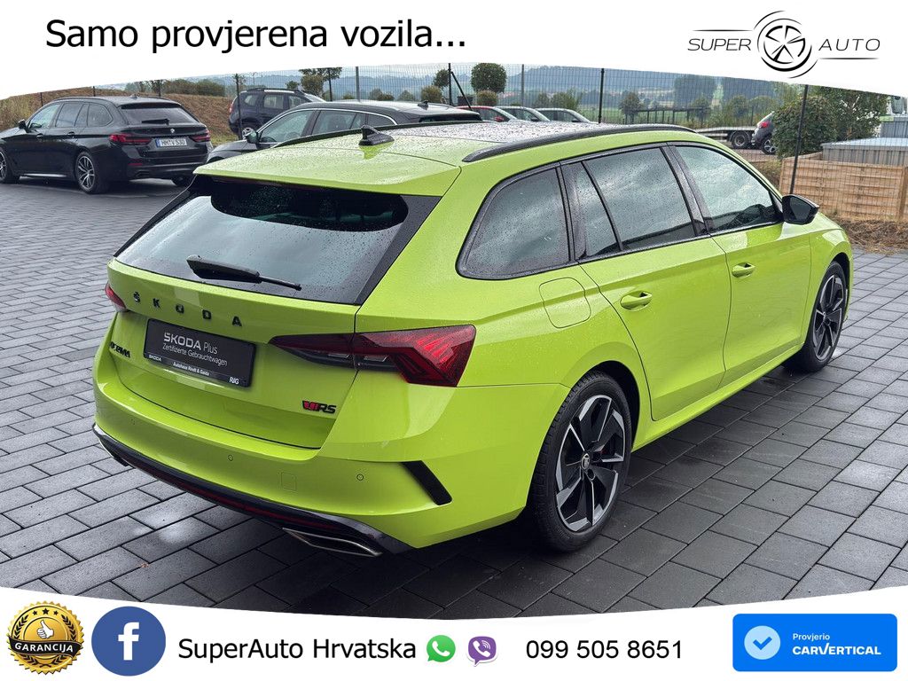 Škoda Octavia Combi RS 2.0 TSI (245 KS) DSG LED+GR SJED+ACC