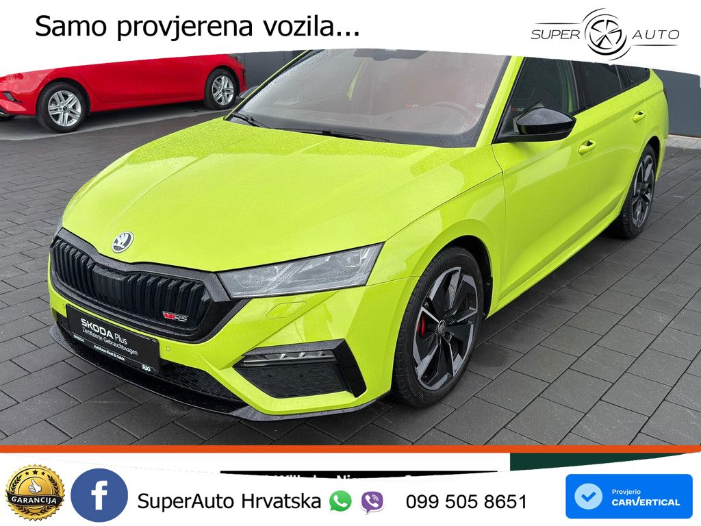 Škoda Octavia Combi RS 2.0 TSI (245 KS) DSG LED+GR SJED+ACC