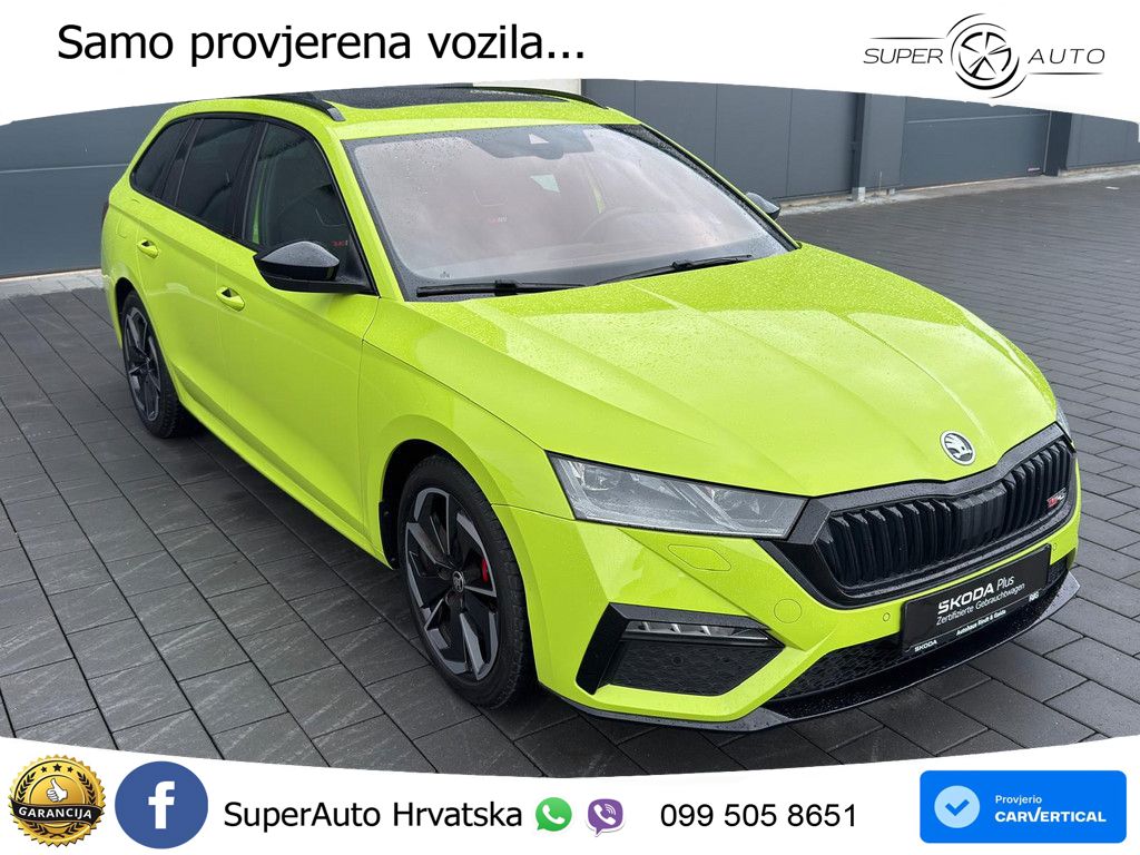 Škoda Octavia Combi RS 2.0 TSI (245 KS) DSG LED+GR SJED+ACC