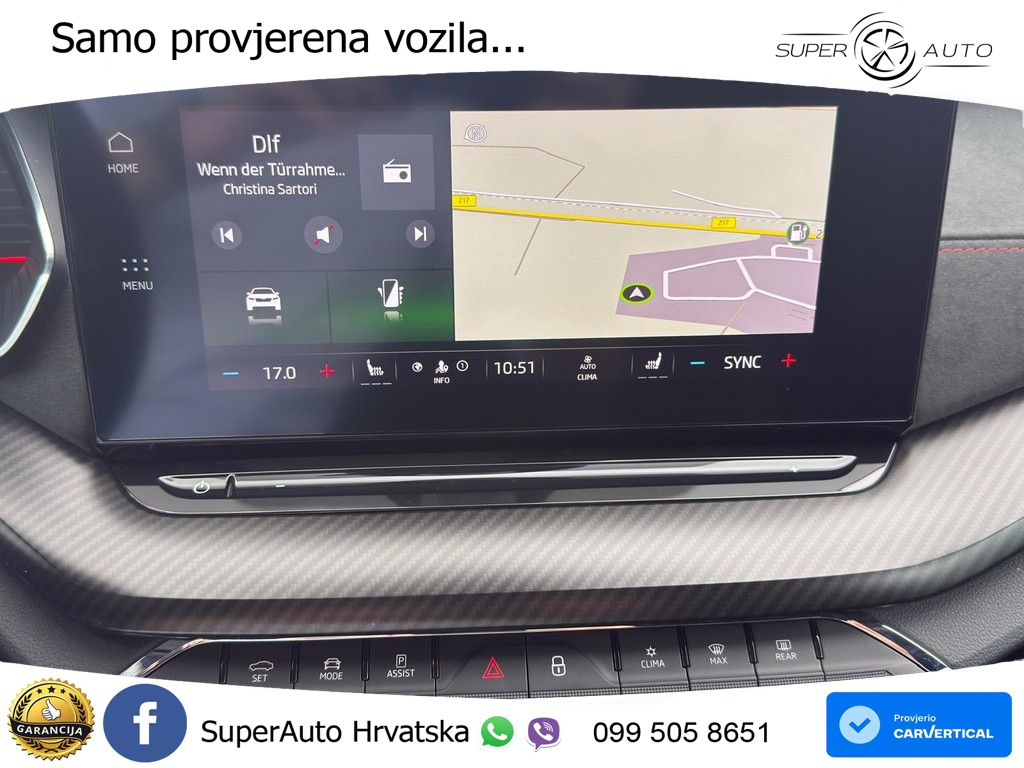 Škoda Octavia Combi RS 2.0 TSI (245 KS) DSG LED+GR SJED+ACC