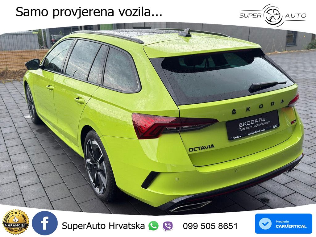 Škoda Octavia Combi RS 2.0 TSI (245 KS) DSG LED+GR SJED+ACC