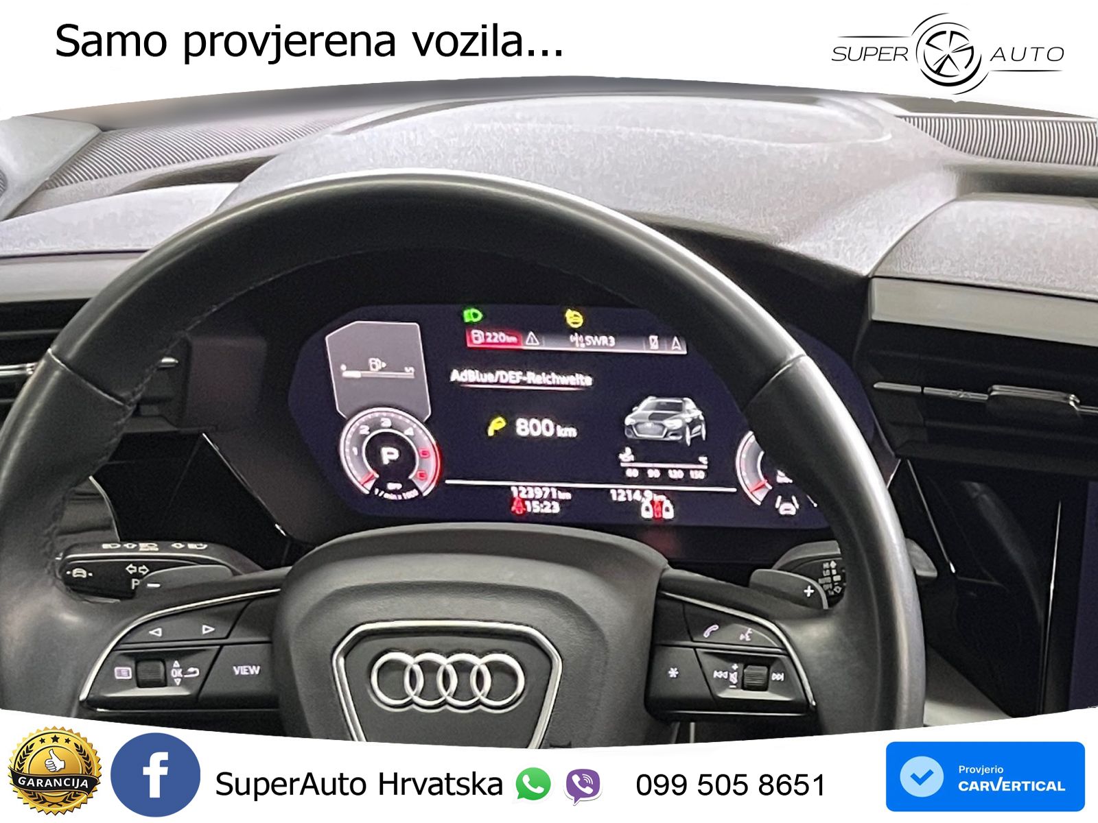 Audi A3 35 TDI (150 KS) S tronic LED+ACC