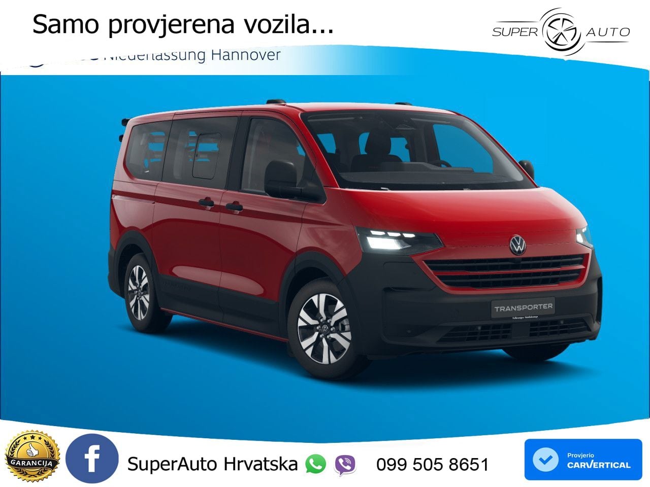 Volkswagen Transporter T7 PanAmericana Assistenz+ 8-Sitzer 218 KS