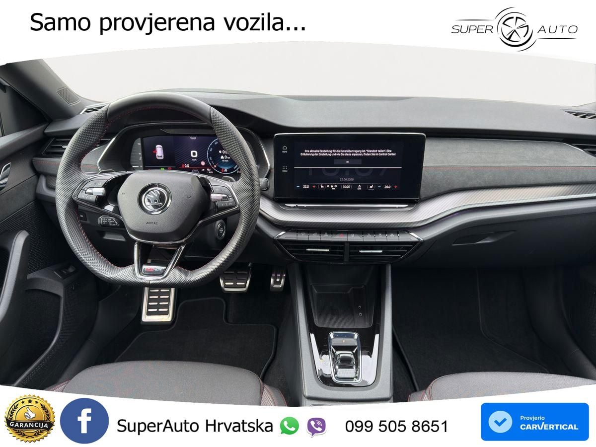 Škoda Octavia Combi RS 2.0 TDI (200 KS) DSG MATRIX+GR SJED+KAM