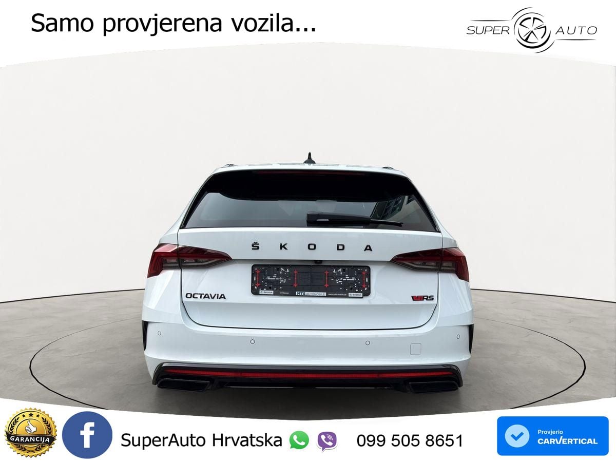 Škoda Octavia Combi RS 2.0 TDI (200 KS) DSG MATRIX+GR SJED+KAM