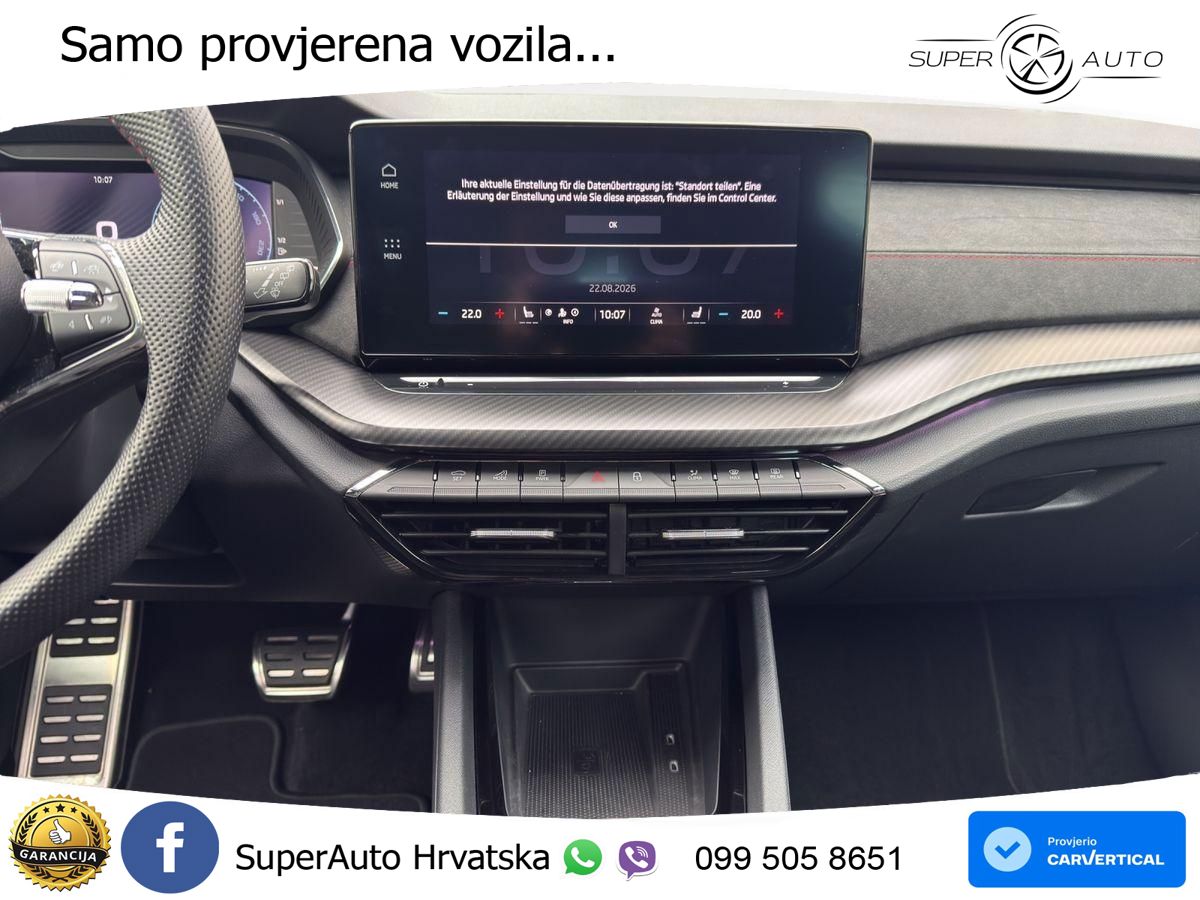 Škoda Octavia Combi RS 2.0 TDI (200 KS) DSG MATRIX+GR SJED+KAM
