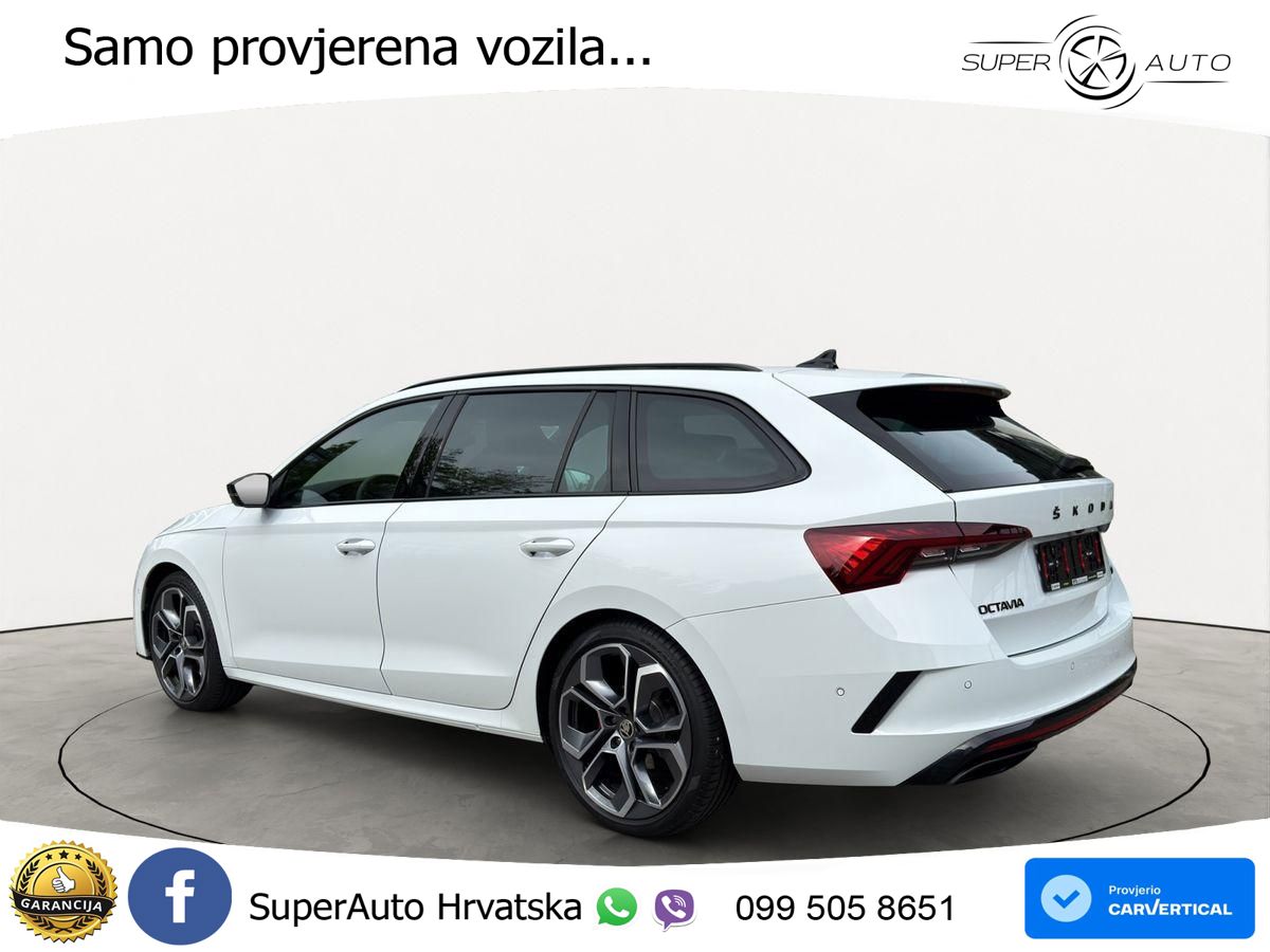 Škoda Octavia Combi RS 2.0 TDI (200 KS) DSG MATRIX+GR SJED+KAM