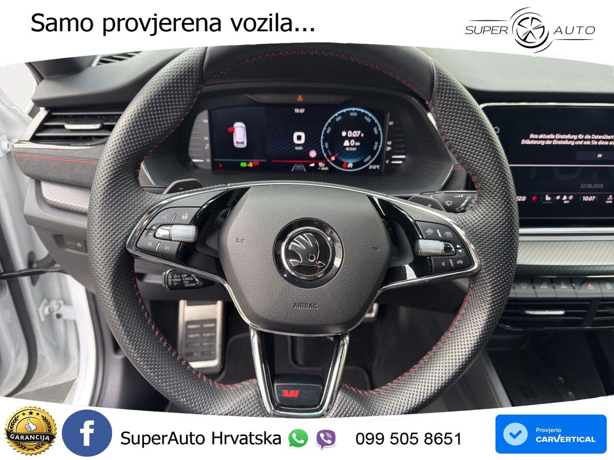 Škoda Octavia Combi RS 2.0 TDI (200 KS) DSG MATRIX+GR SJED+KAM
