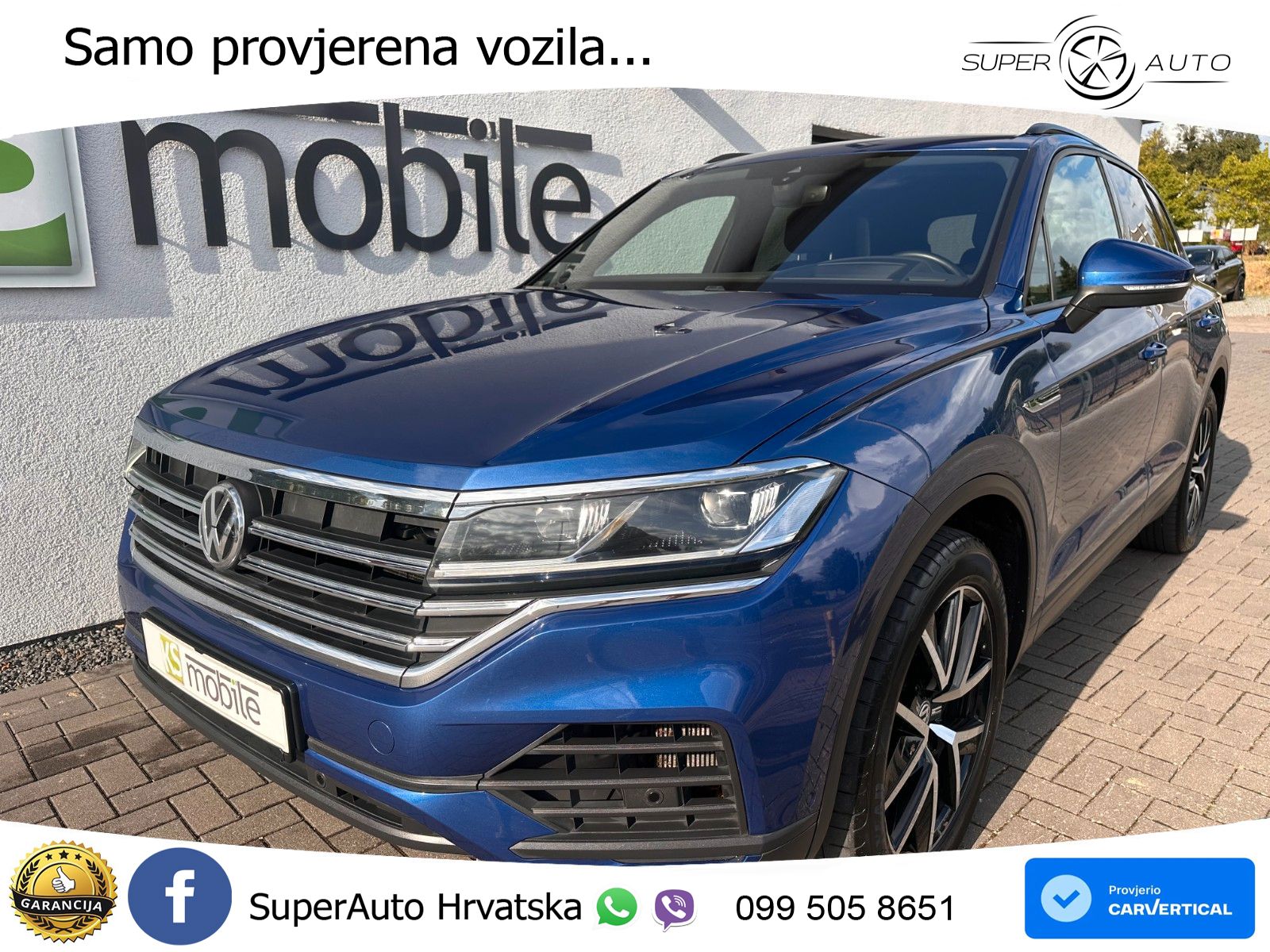 Volkswagen Touareg 3.0 V6 TDI (231 KS) 4MOTION Tiptronic ZRAČNI+ACC+GR SJED+KAM