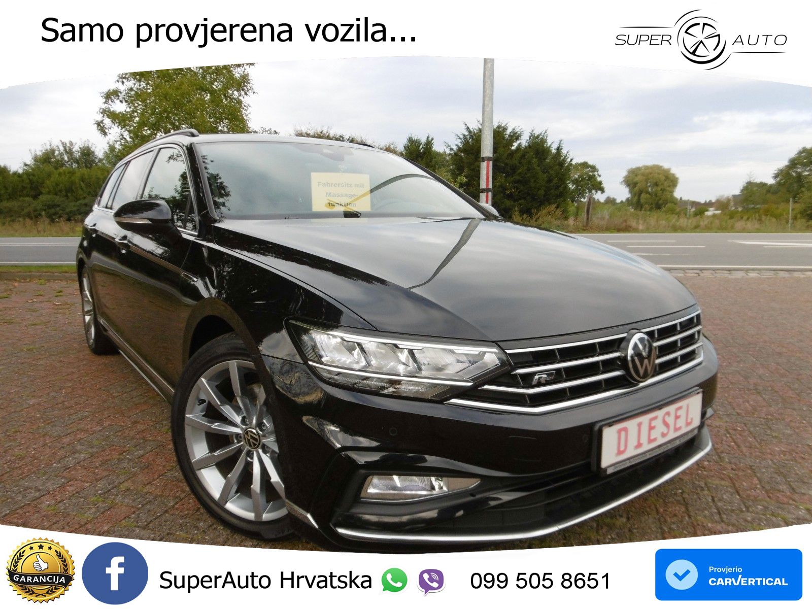 Volkswagen Passat Variant 2.0 TDI (150 KS) DSG R-Line LED+GR SJED+ACC