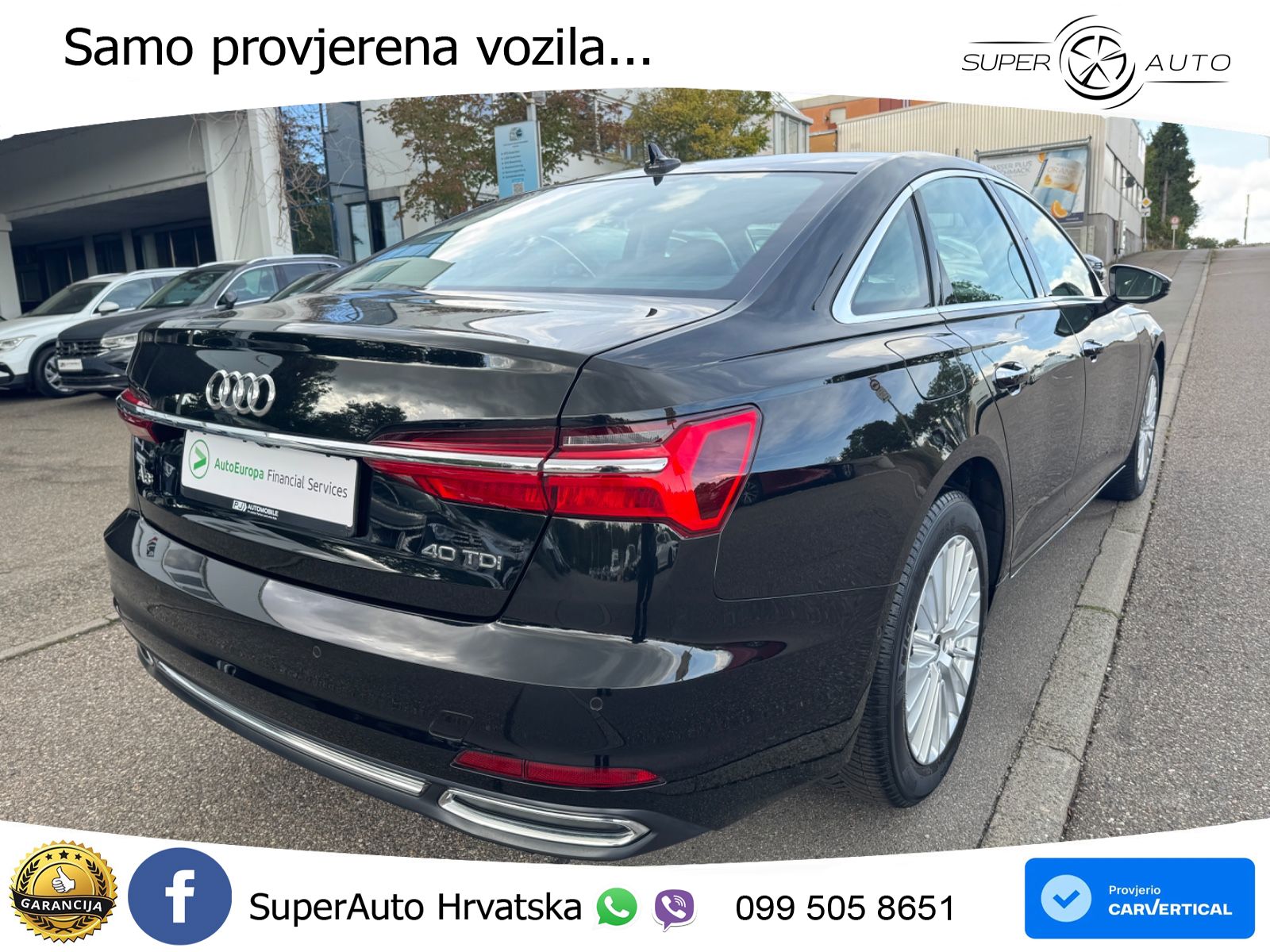 Audi A6 40 TDI (204 KS) S tronic LED+GR SJED+ACC