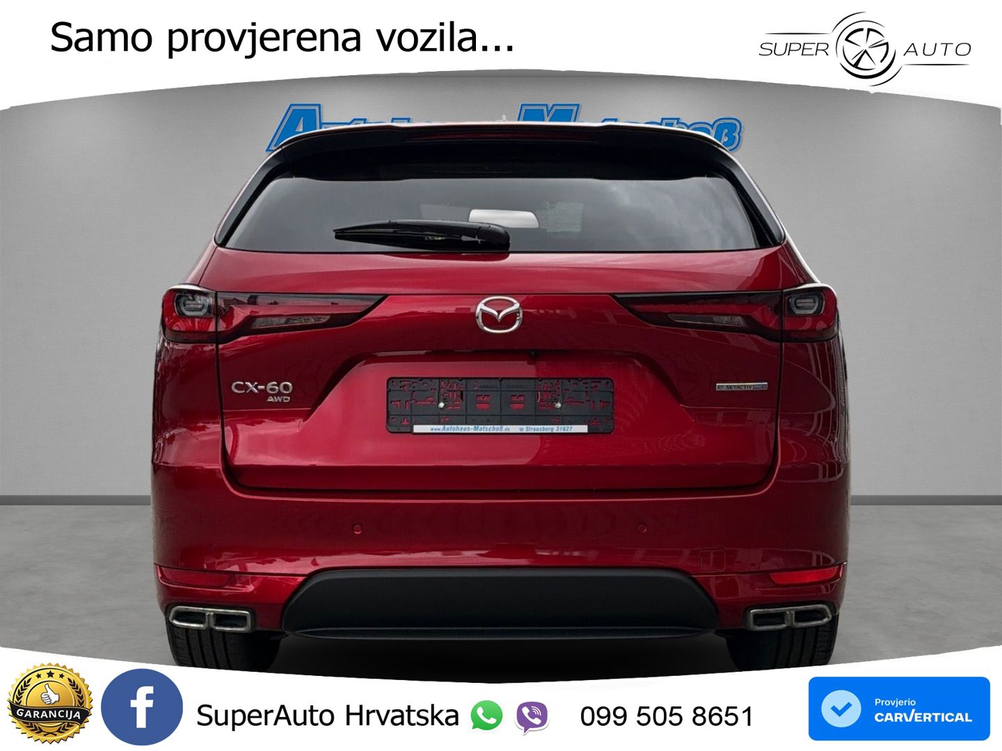Mazda CX-60 2.5 e-Skyactiv (328 KS) AWD Automatic LED+GR SJED+ACC