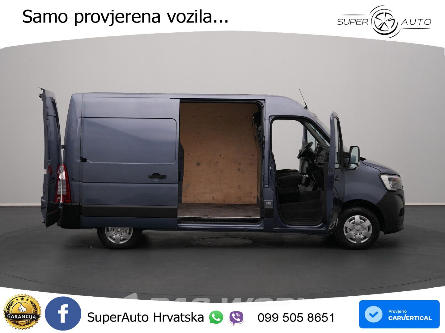 Renault Master 150PK L2H2 Airco LED Navi Cruise Trekhaak 150 KS