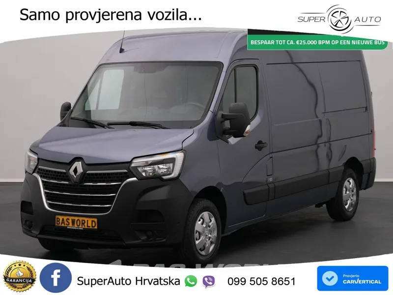 Renault Master 150PK L2H2 Airco LED Navi Cruise Trekhaak 150 KS
