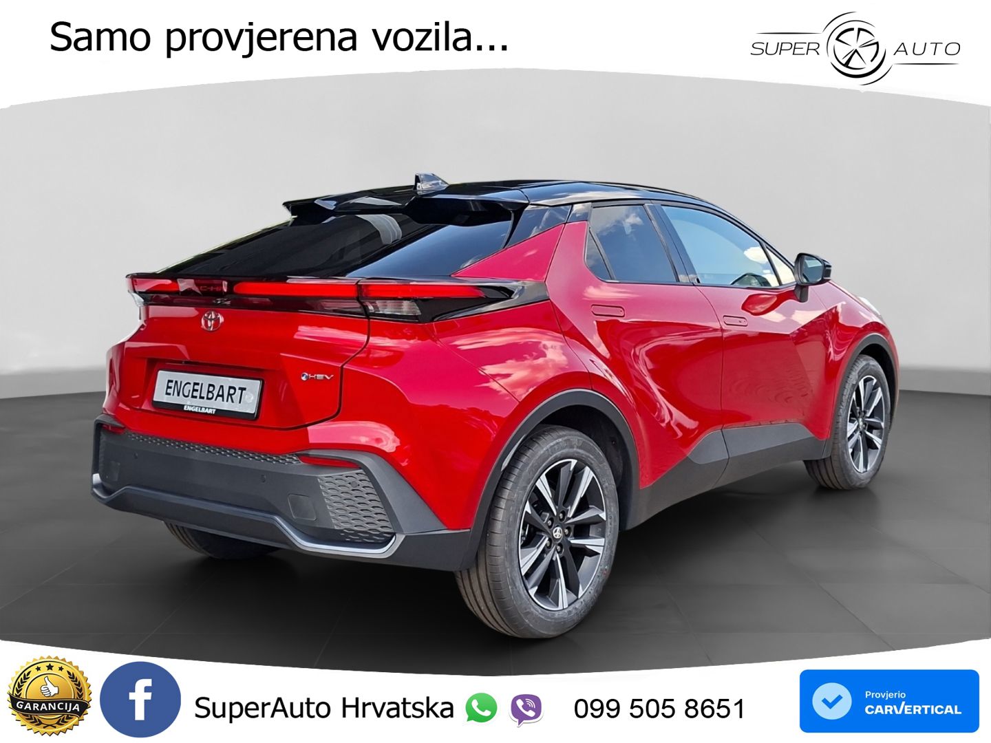 Toyota C-HR 1.8 (140 KS) Hybrid e-CVT Teamplayer LED+GR SJED+ACC