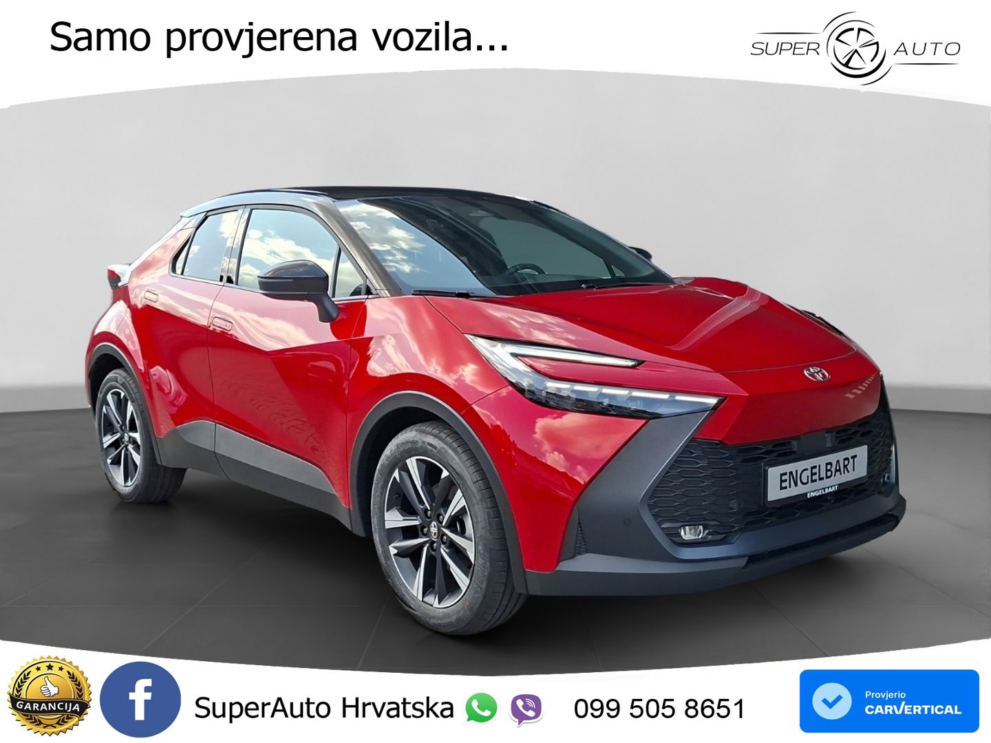 Toyota C-HR 1.8 (140 KS) Hybrid e-CVT Teamplayer LED+GR SJED+ACC