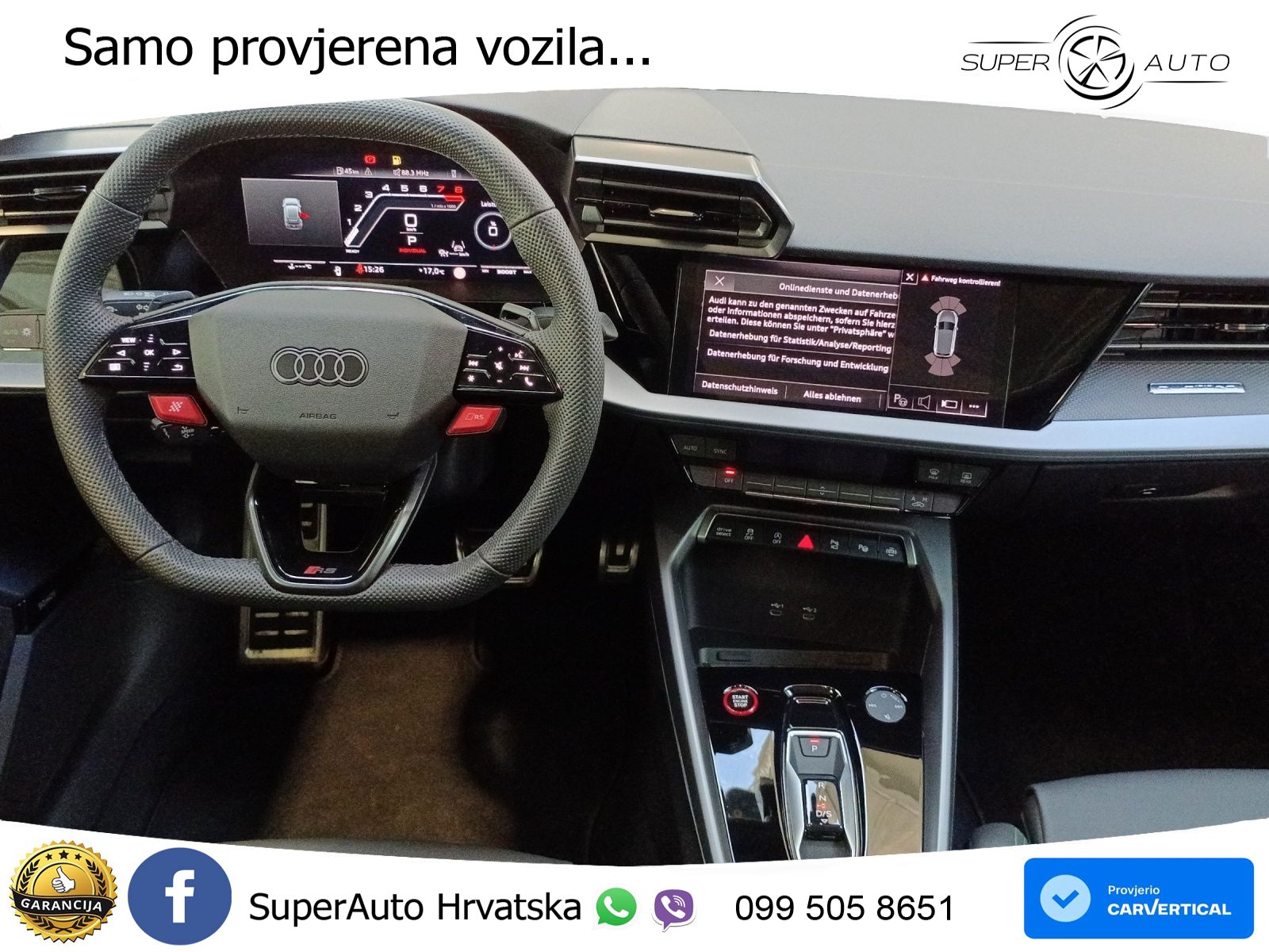 Audi RS3 Sportback 2.5 TFSI (400 KS) quattro S tronic LED+ACC
