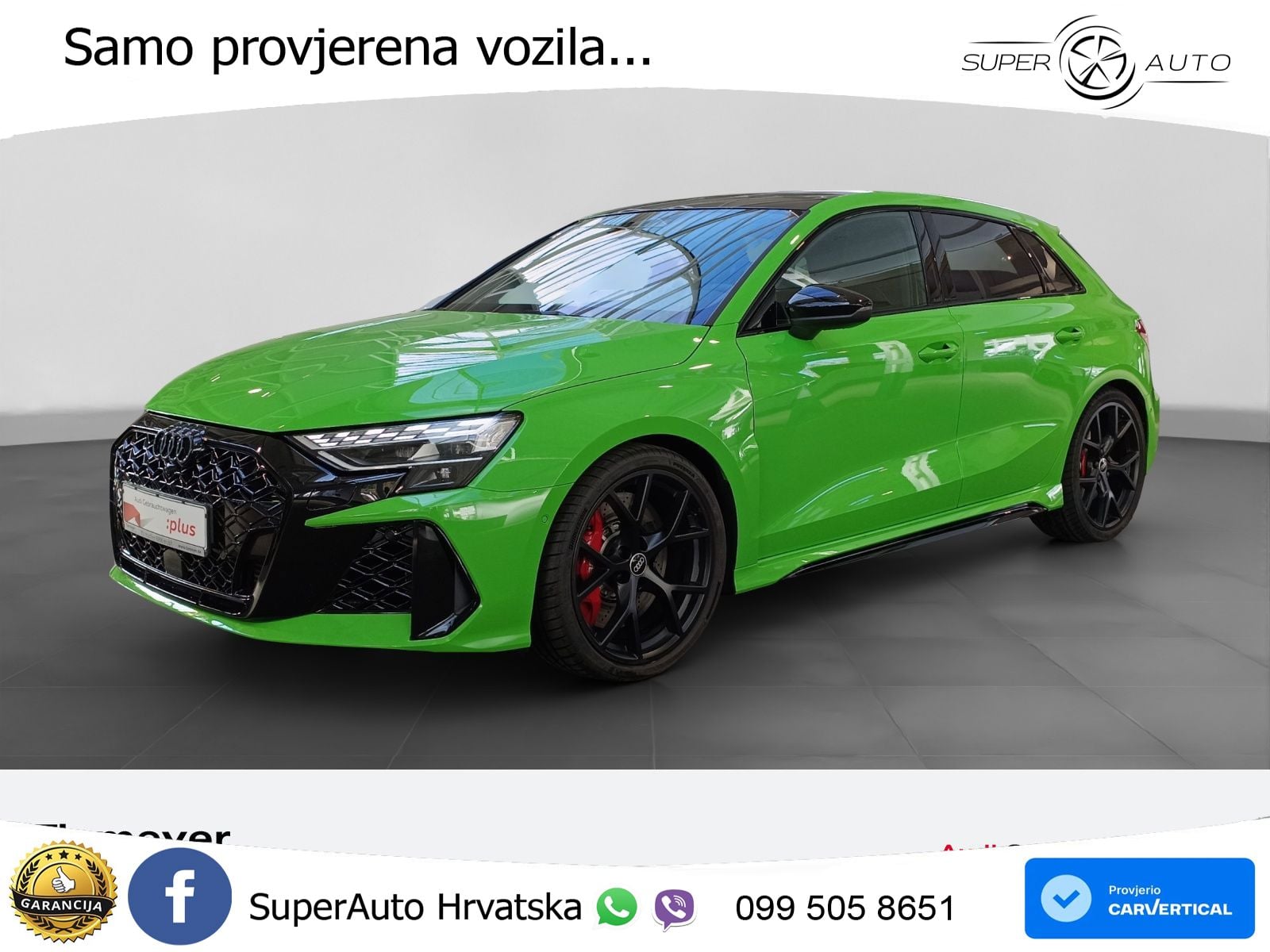 Audi RS3 Sportback 2.5 TFSI (400 KS) quattro S tronic LED+ACC