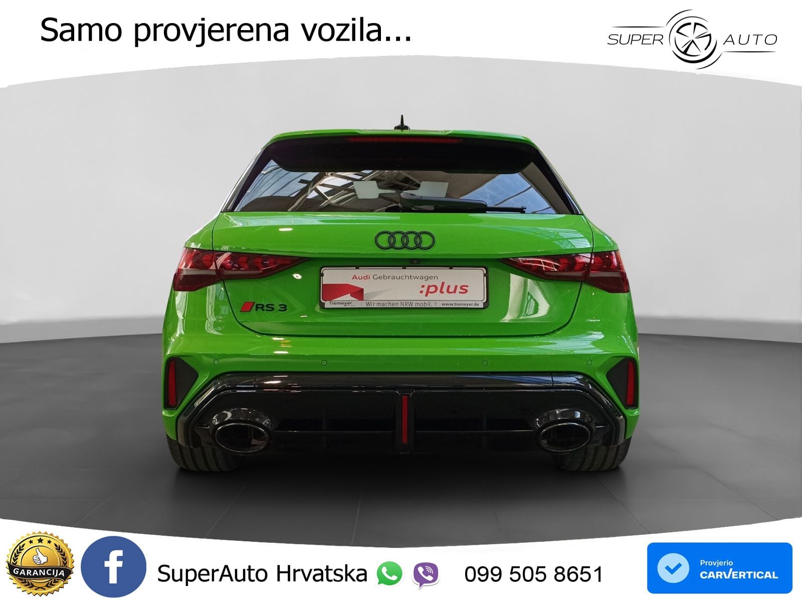 Audi RS3 Sportback 2.5 TFSI (400 KS) quattro S tronic LED+ACC