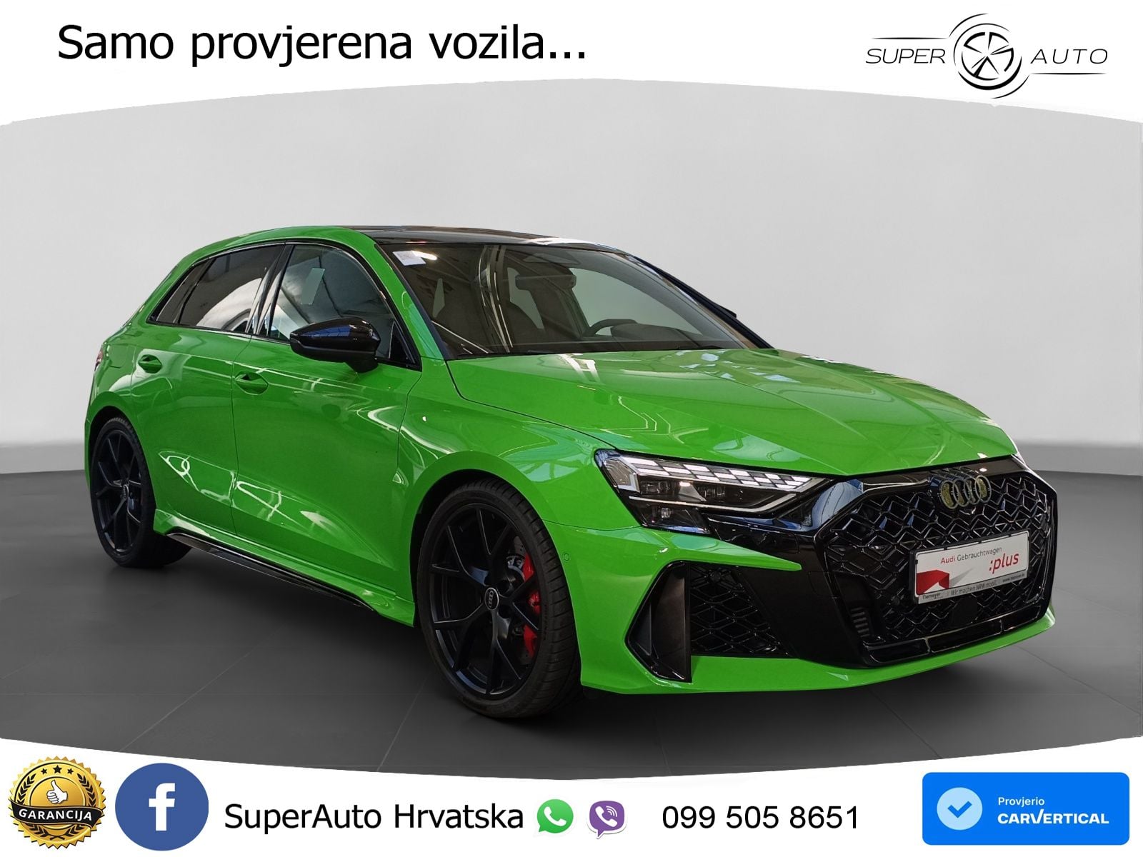 Audi RS3 Sportback 2.5 TFSI (400 KS) quattro S tronic LED+ACC