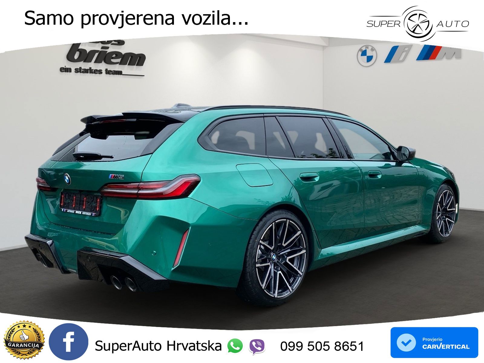 BMW M5 Touring 4.4 V8 (727 KS) xDrive Steptronic ACC+GR SJED+360+PANO