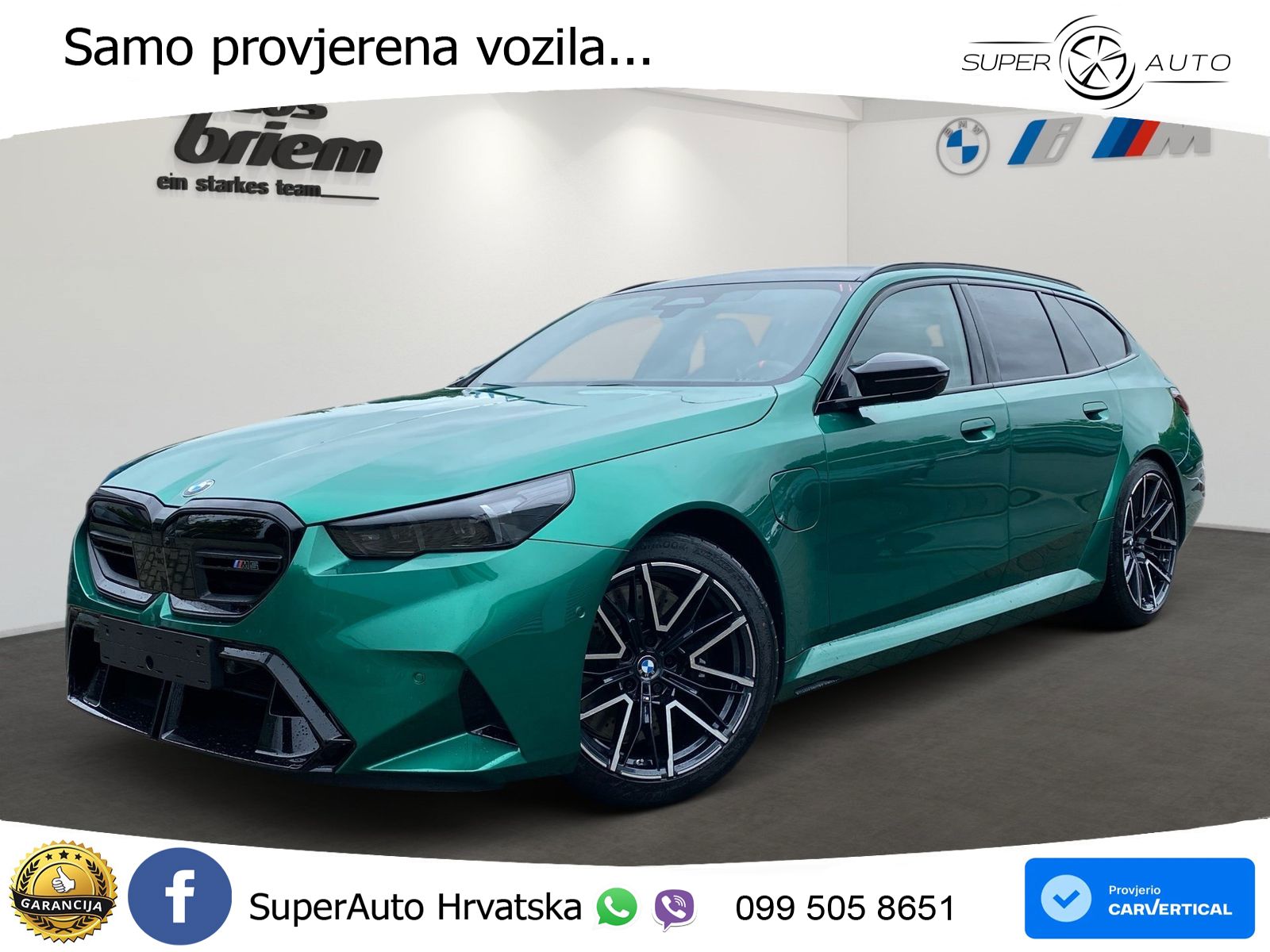BMW M5 Touring 4.4 V8 (727 KS) xDrive Steptronic ACC+GR SJED+360+PANO