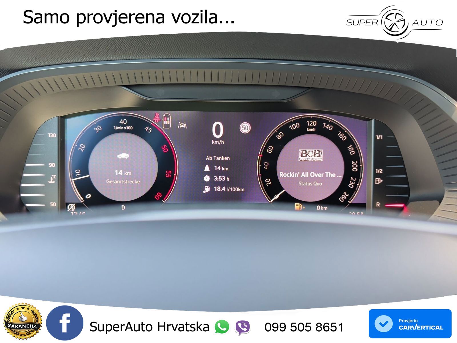 Škoda Octavia Combi 2.0 TDI (150 KS) DSG Selection LED+GR SJED+ACC