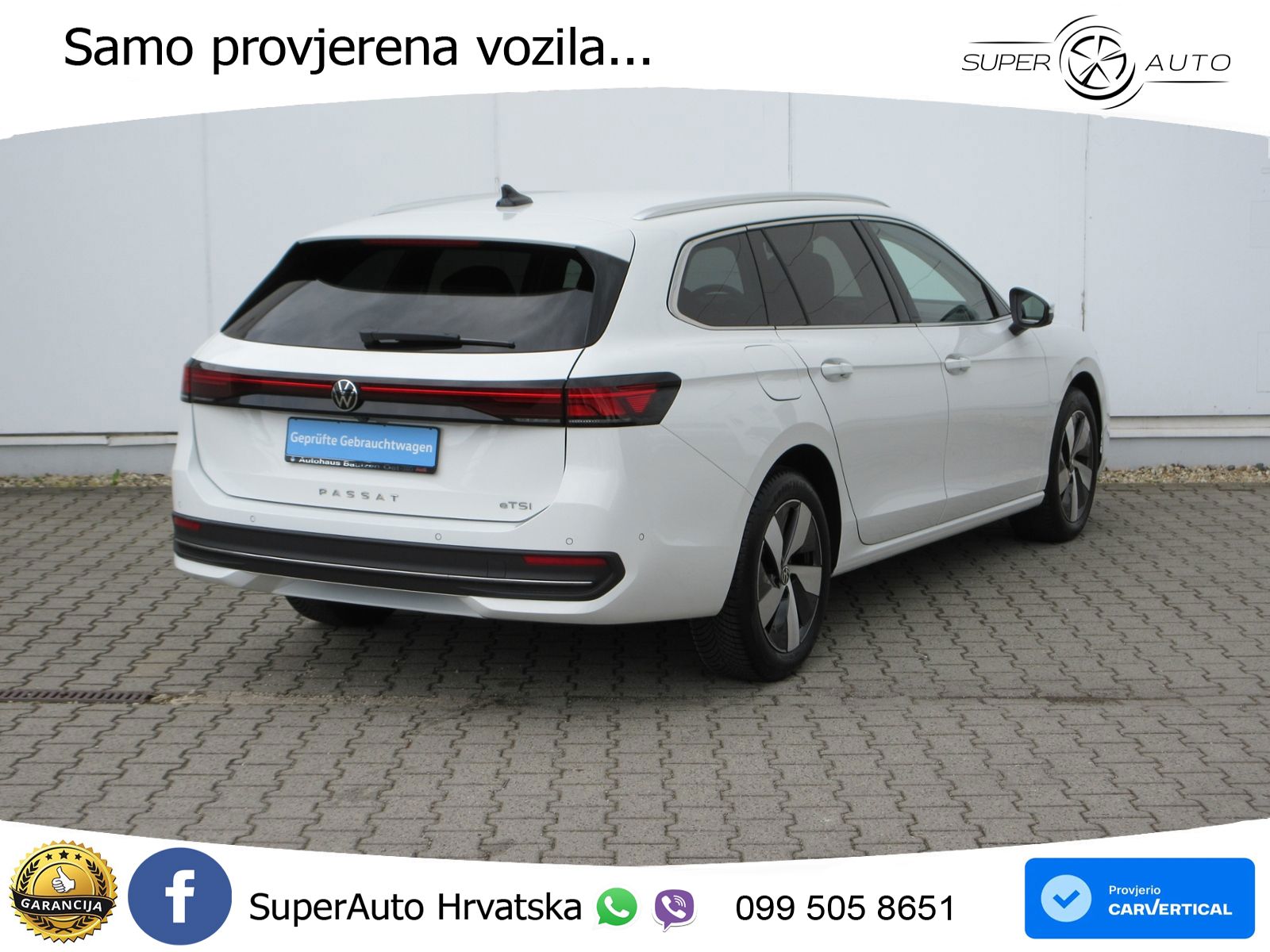 Volkswagen Passat Variant 1.5 eTSI (150 KS) DSG LED+GR SJED+ACC