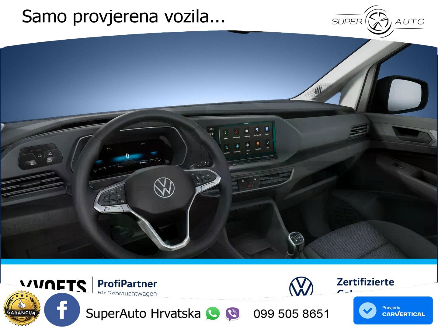 Volkswagen Caddy Cargo 2,0 l TDI 5 Jahre Herstellergarantie 102 KS