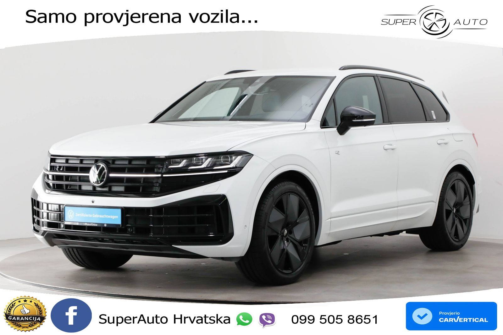 Volkswagen Touareg R 3.0 V6 TFSI (462 KS) 4MOTION Tiptronic ZRAČNI+ACC+4xGR SJED+KAM