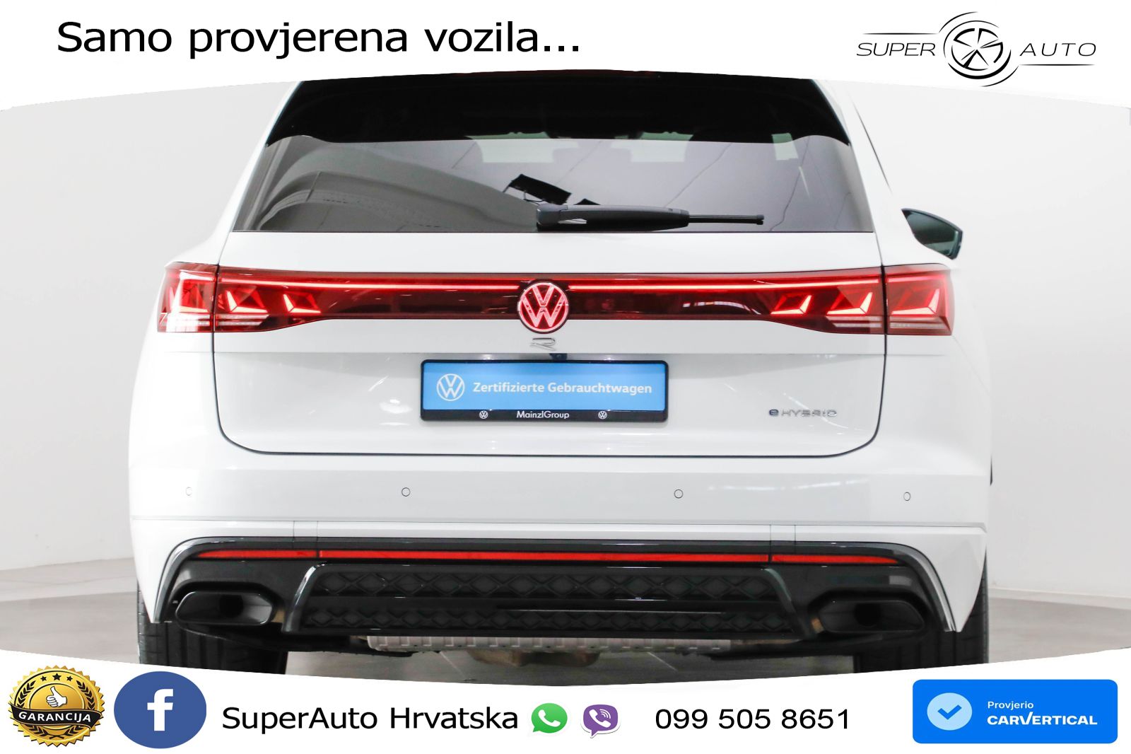 Volkswagen Touareg R 3.0 V6 TFSI (462 KS) 4MOTION Tiptronic ZRAČNI+ACC+4xGR SJED+KAM