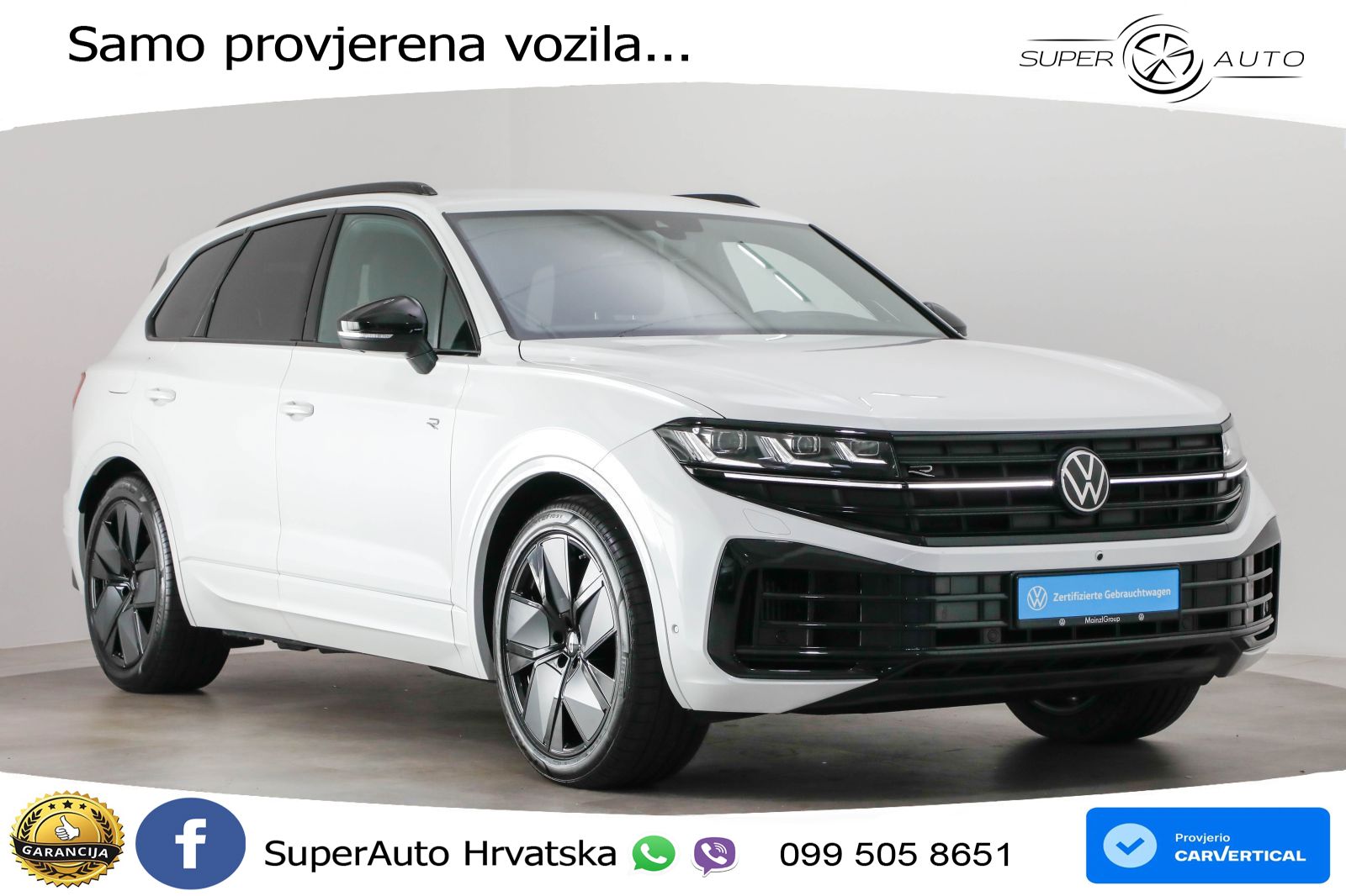Volkswagen Touareg R 3.0 V6 TFSI (462 KS) 4MOTION Tiptronic ZRAČNI+ACC+4xGR SJED+KAM