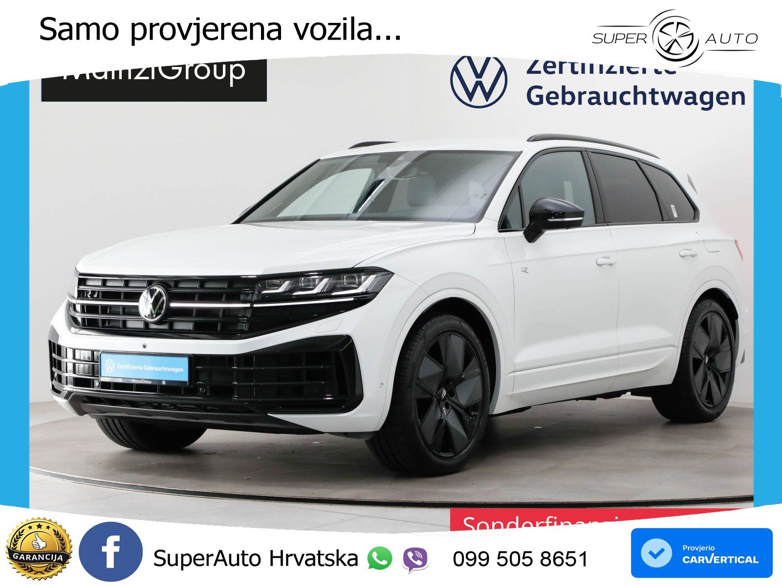 Volkswagen Touareg R 3.0 V6 TFSI (462 KS) 4MOTION Tiptronic ZRAČNI+ACC+4xGR SJED+KAM