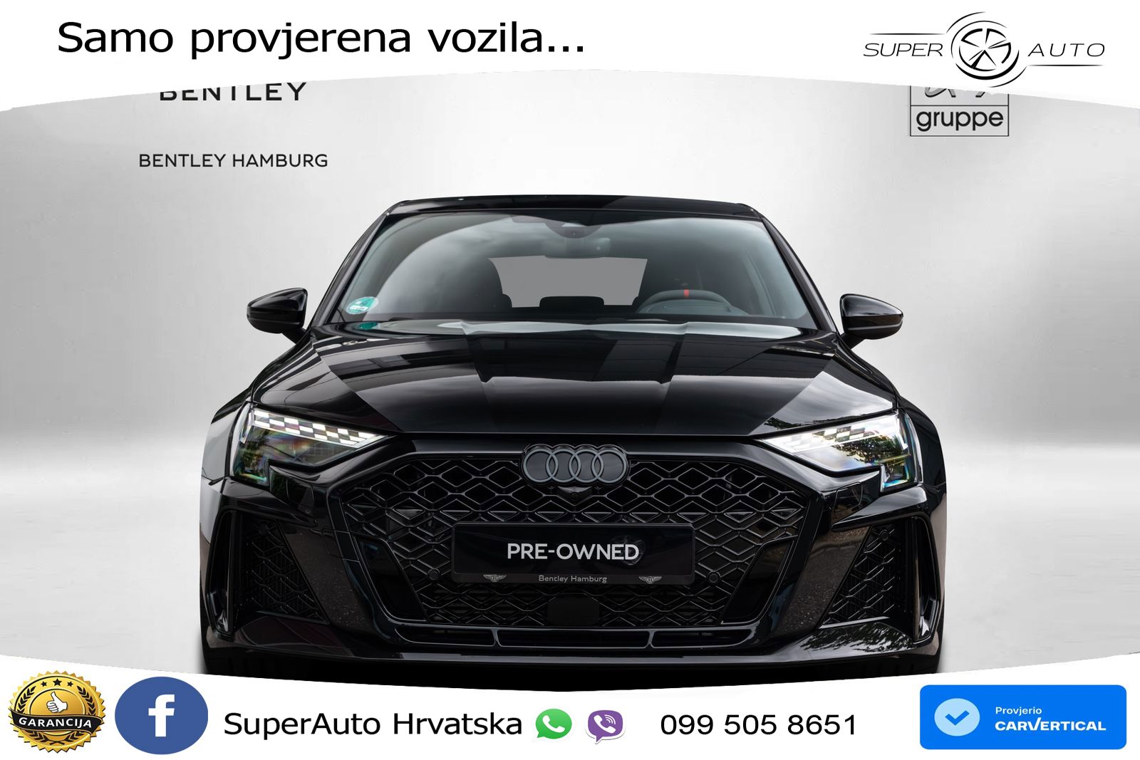 Audi RS3 Sedan 2.5 TFSI (400 KS) quattro S tronic LED+GR SJED+ACC