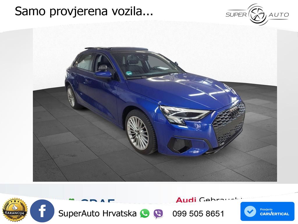 Audi A3 30 TDI (116 KS) S tronic advanced LED+GR SJED+ACC