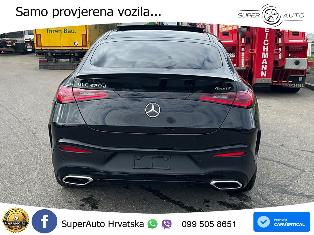 Mercedes GLC Coupe 220d (197 KS) 4MATIC 9G-TRONIC AMG ACC+GR SJED+360+PANO