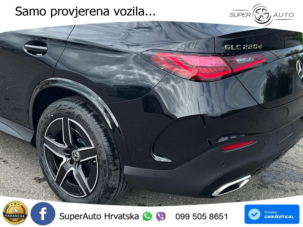 Mercedes GLC Coupe 220d (197 KS) 4MATIC 9G-TRONIC AMG ACC+GR SJED+360+PANO
