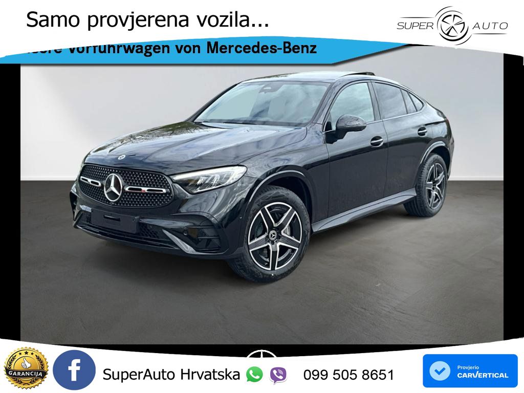 Mercedes GLC Coupe 220d (197 KS) 4MATIC 9G-TRONIC AMG ACC+GR SJED+360+PANO