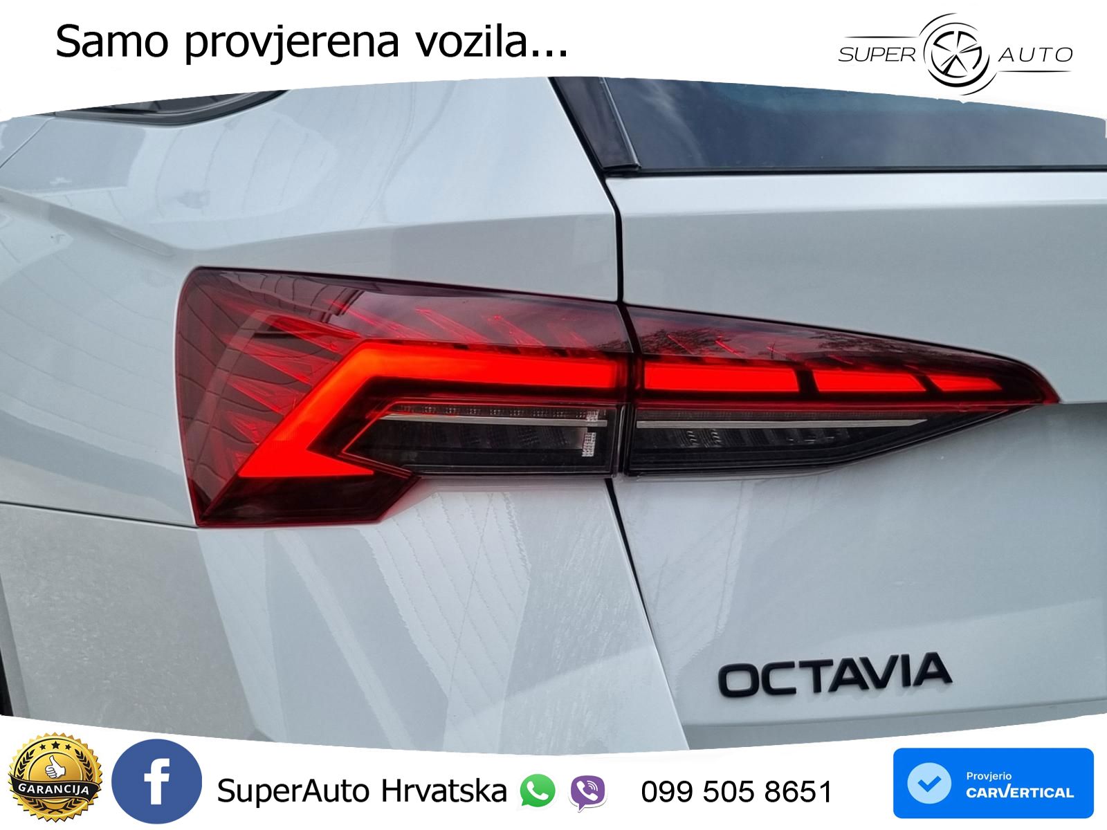 Škoda Octavia Combi 2.0 TDI (150 KS) DSG SportLine LED+GR SJED+ACC