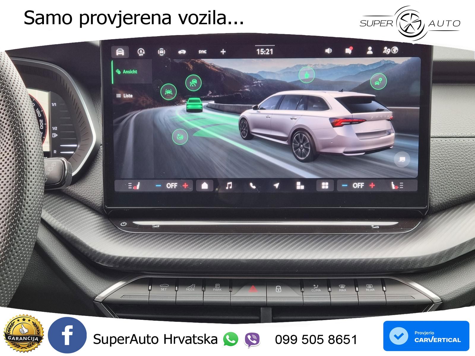 Škoda Octavia Combi 2.0 TDI (150 KS) DSG SportLine LED+GR SJED+ACC