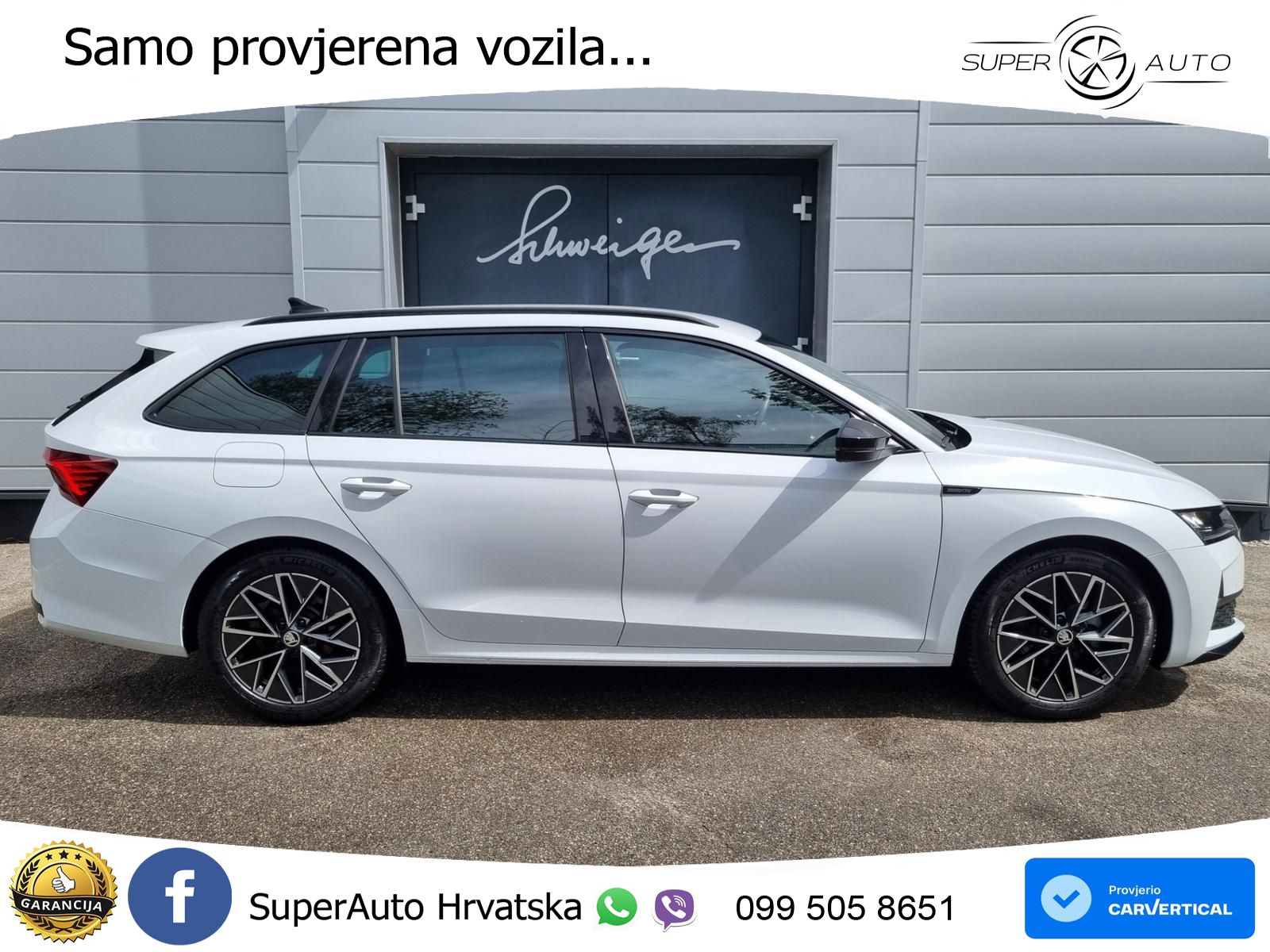 Škoda Octavia Combi 2.0 TDI (150 KS) DSG SportLine LED+GR SJED+ACC