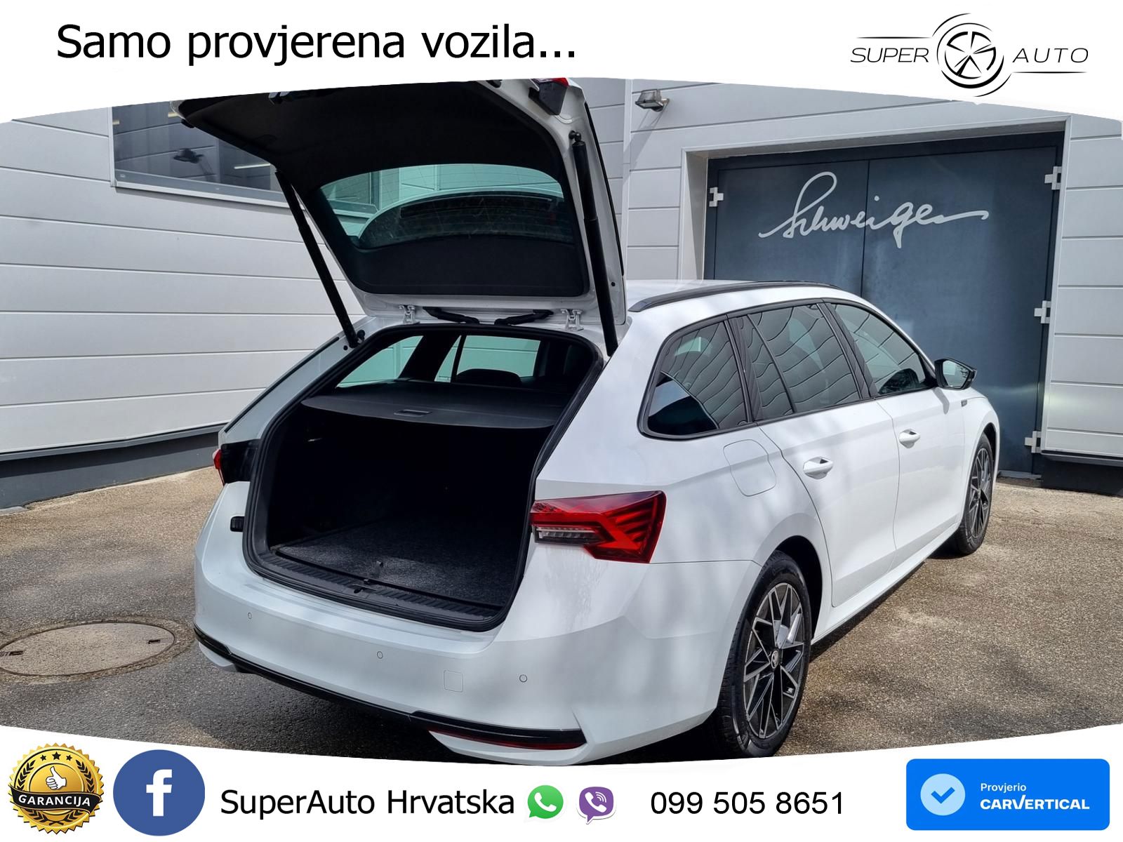 Škoda Octavia Combi 2.0 TDI (150 KS) DSG SportLine LED+GR SJED+ACC