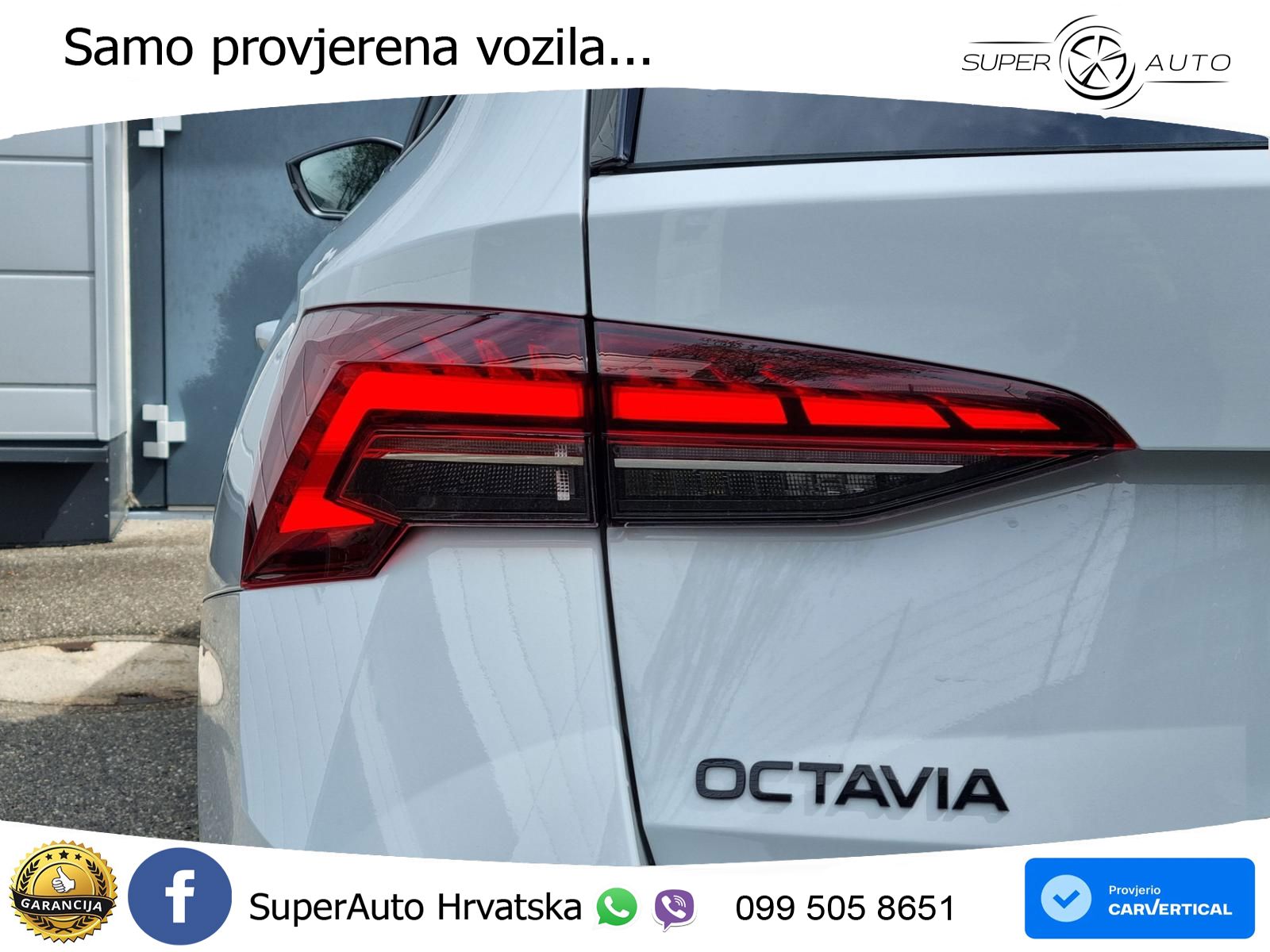 Škoda Octavia Combi 2.0 TDI (150 KS) DSG SportLine LED+GR SJED+ACC