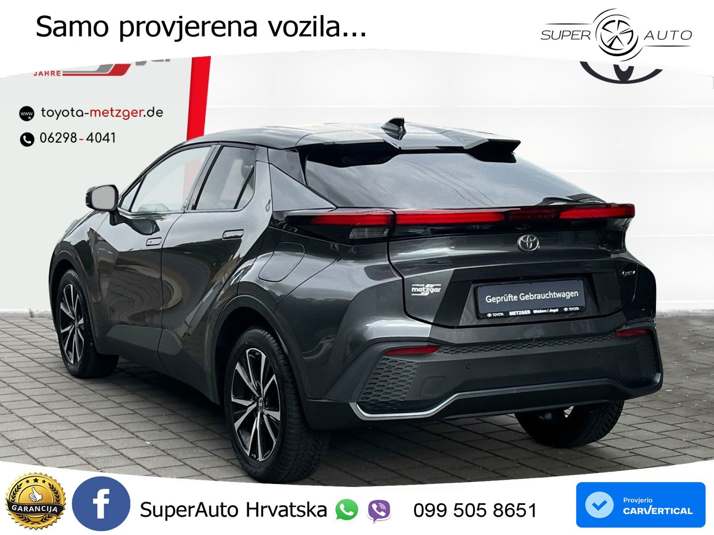 Toyota C-HR 1.8 (140 KS) Hybrid e-CVT Team D LED+GR SJED+ACC